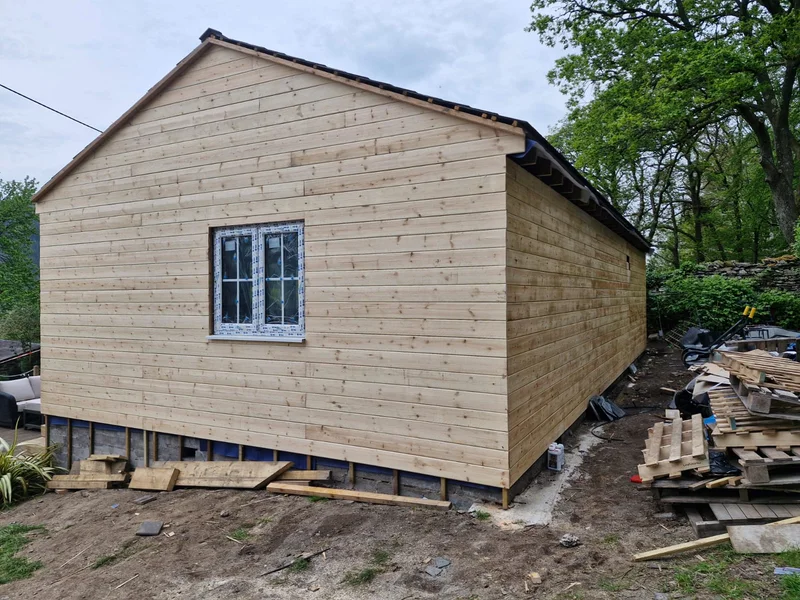 Garden office build